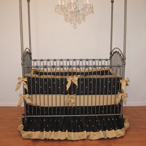 Gaux Saints Crib Baby Bedding By Little Bunny Blue