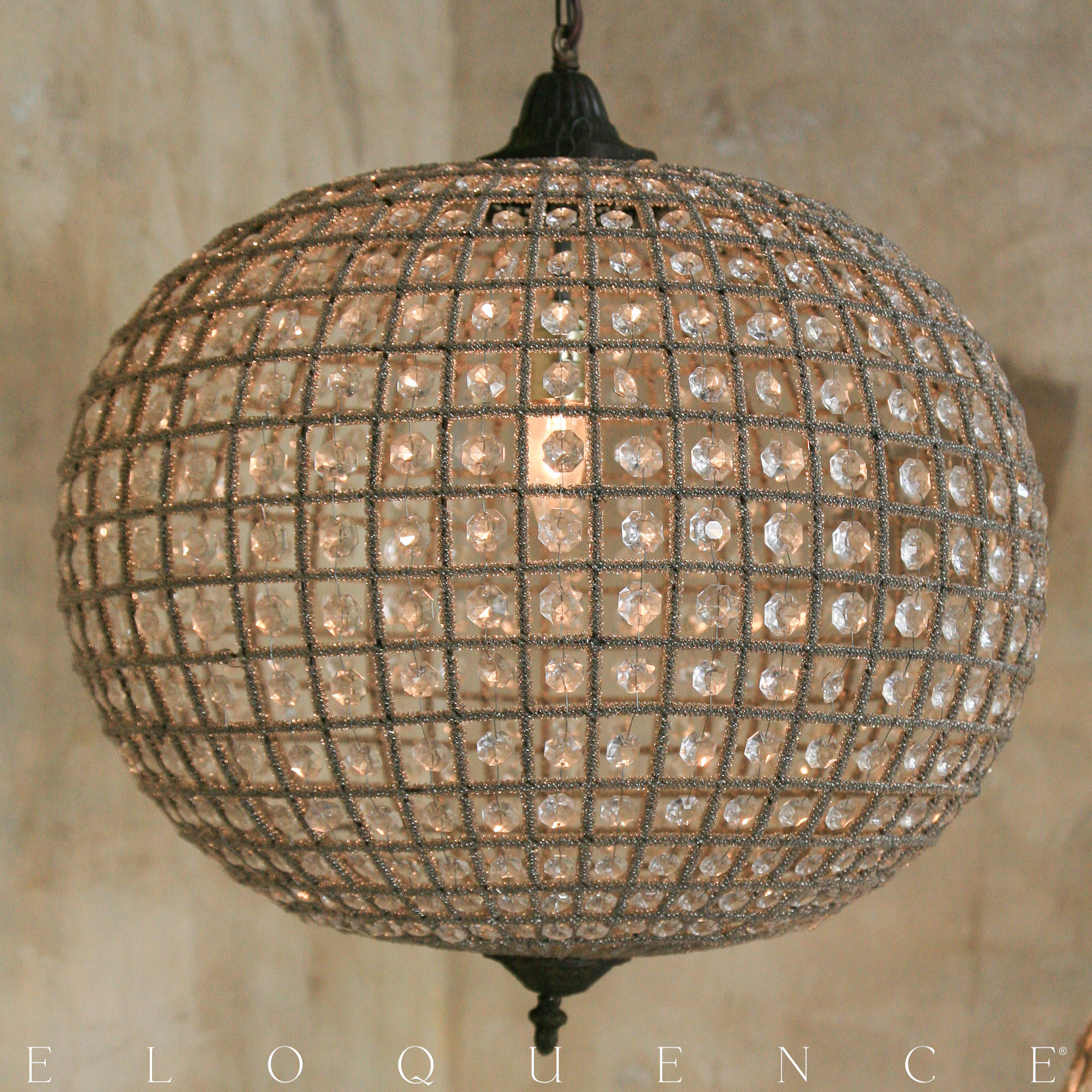 Large Globe Chandelier By Eloquence