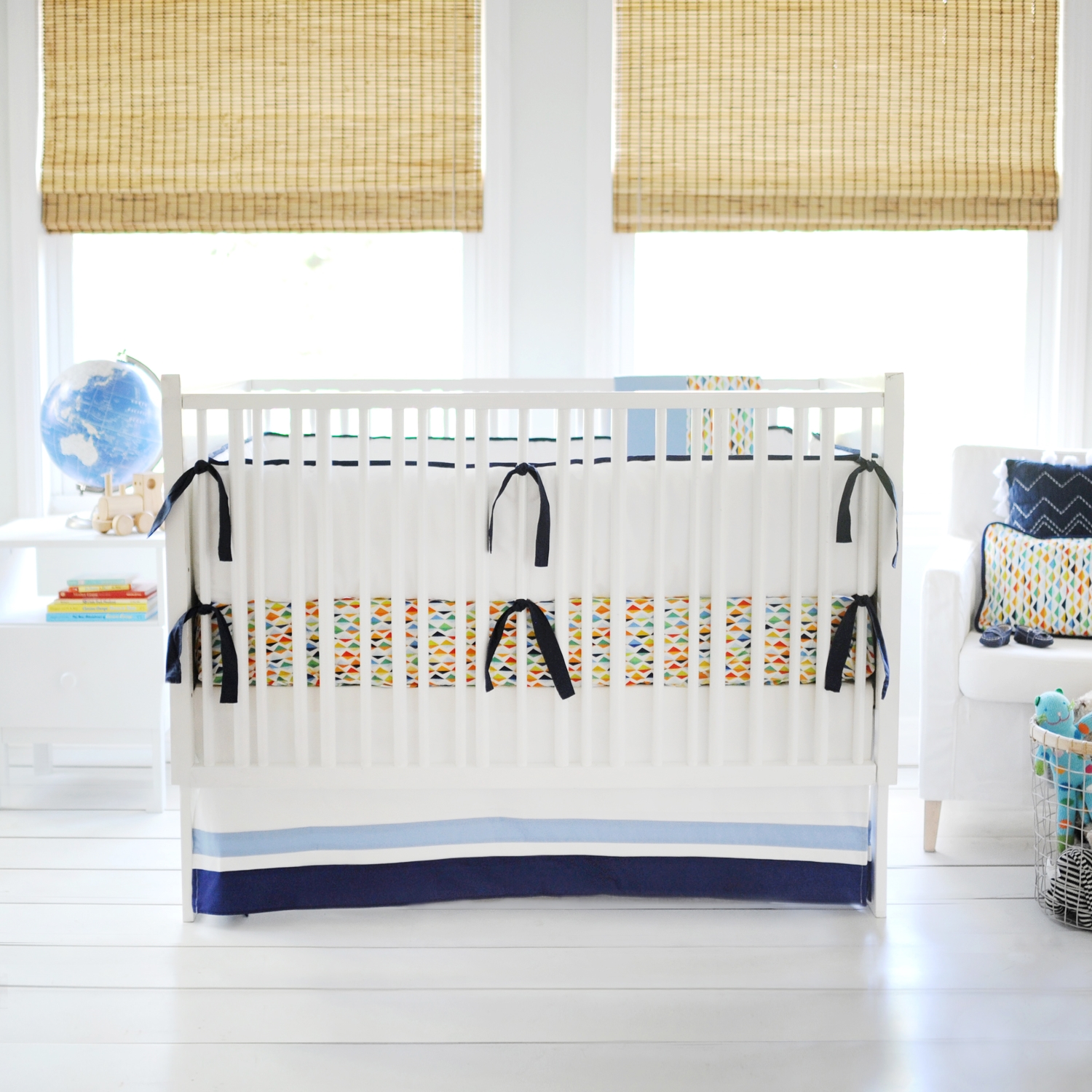 Rhapsody Baby Bedding in Blue by New Arrivals