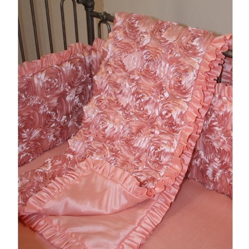 Rose Dior Crib Baby Bedding By Little Bunny Blue