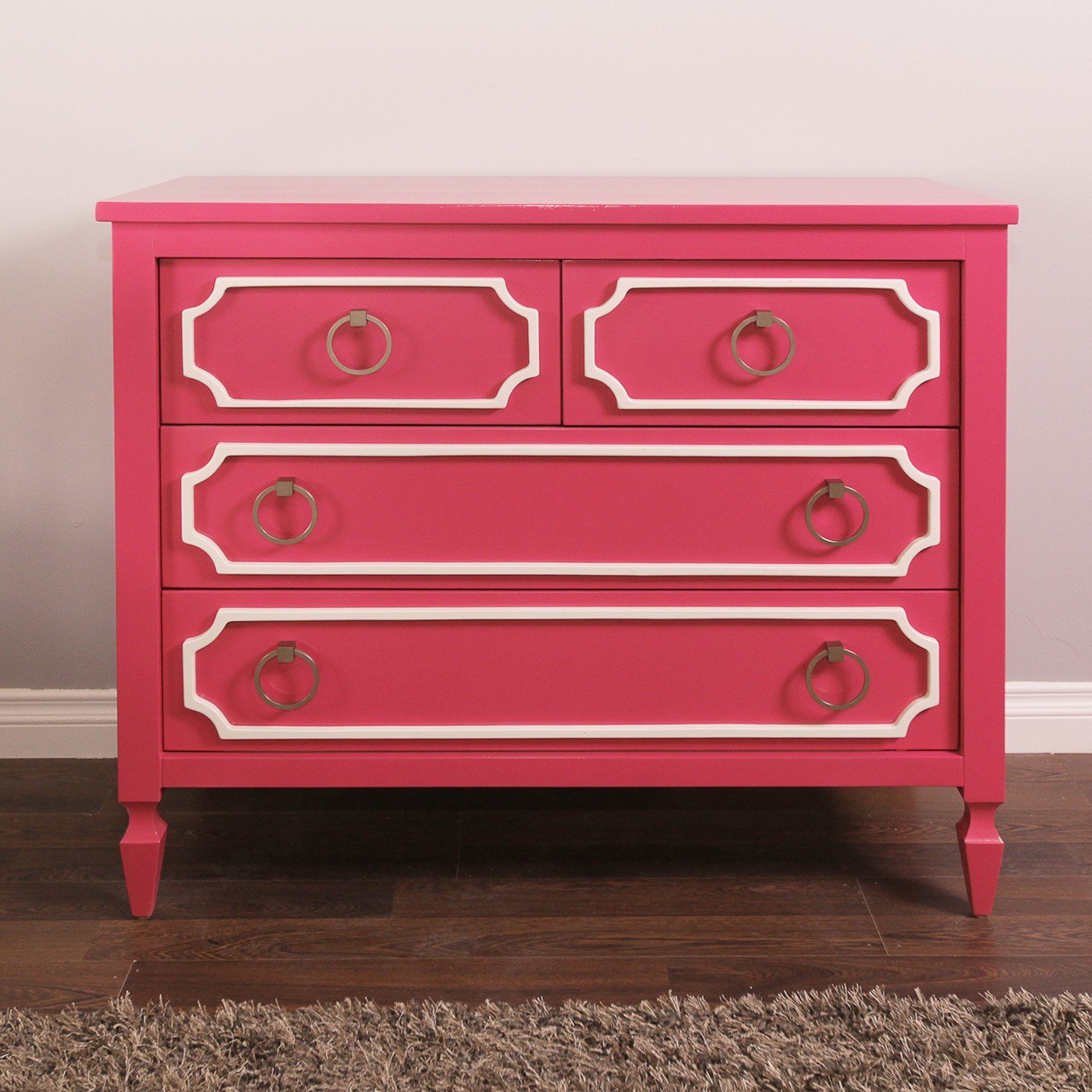 Beverly Dresser In Raspberry By Newport Cottages