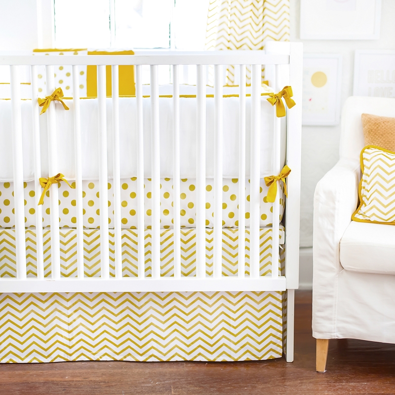 Gold Rush Crib Baby Bedding By New Arrivals
