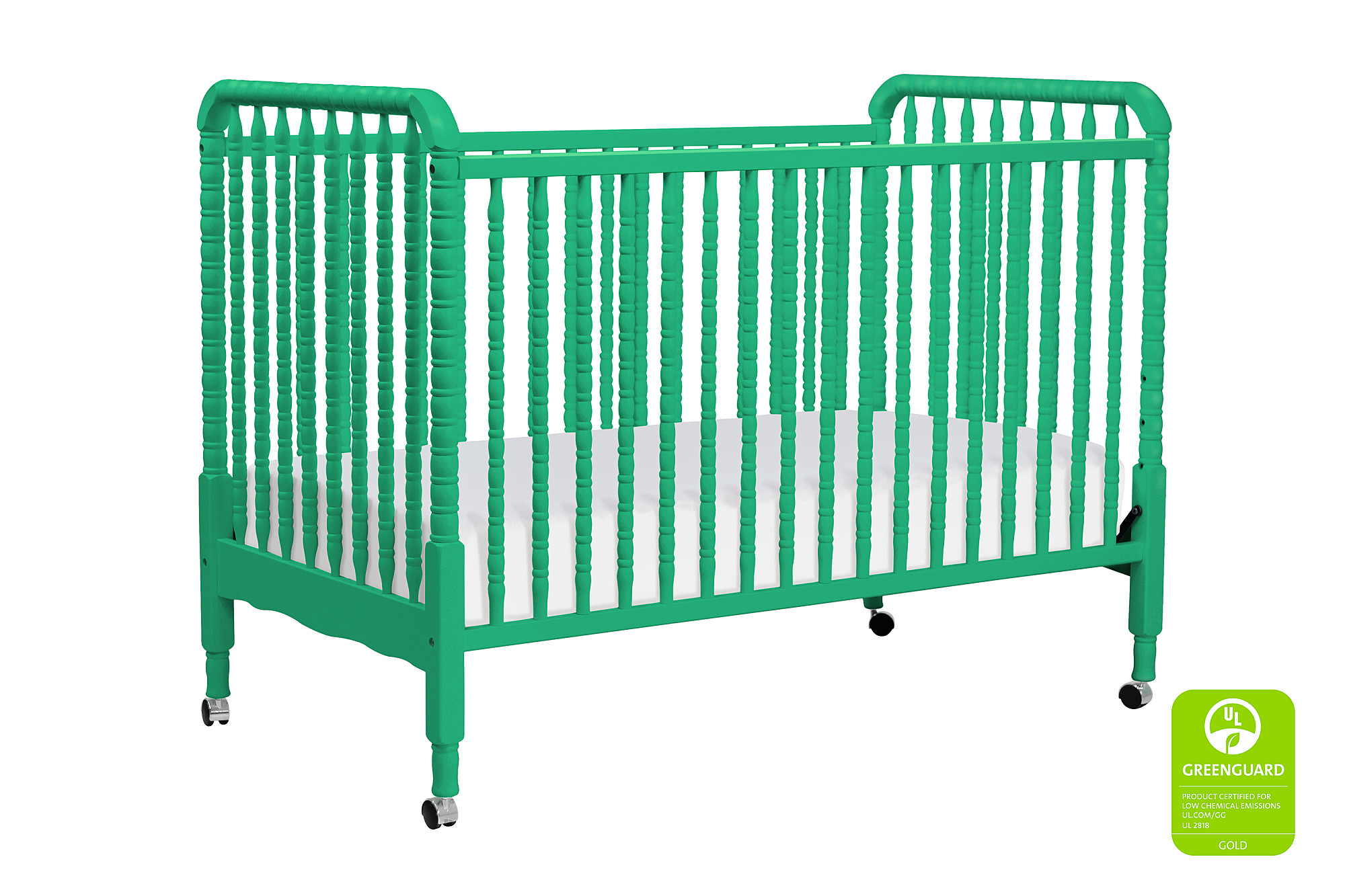 Jenny Lind Convertible Crib in Emerald Green by DaVinci Baby