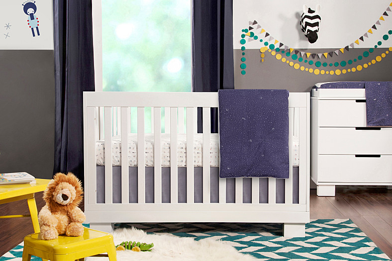 Modo 3 In 1 Convertible Crib In White By Babyletto