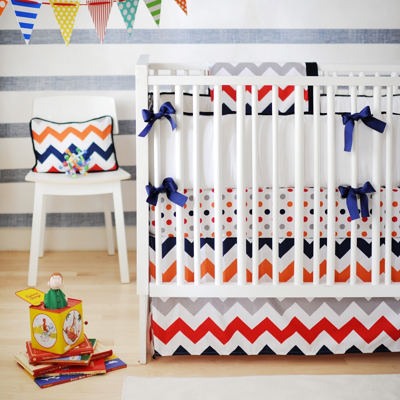 Zig Zag Crib Baby Bedding in Rugby by New Arrivals